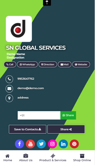 digital business card