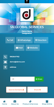 visiting card